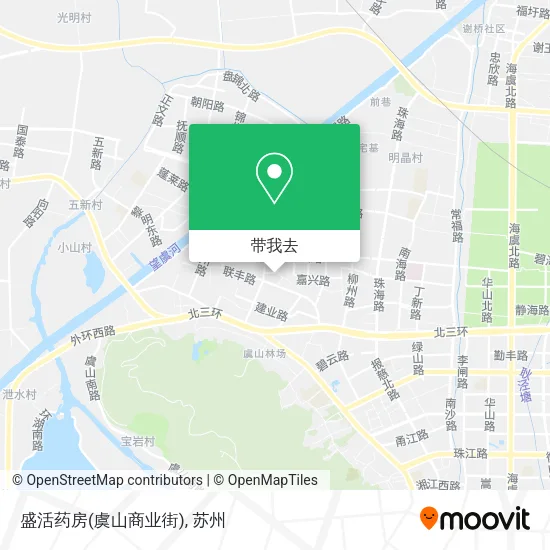 盛活药房(虞山商业街)地图