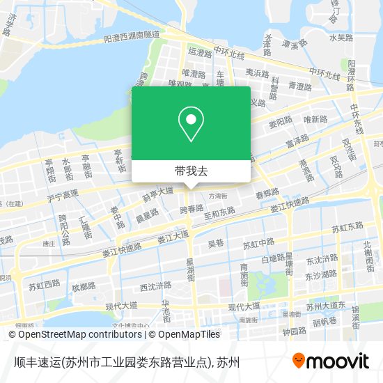 顺丰速运(苏州市工业园娄东路营业点)地图