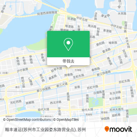 顺丰速运(苏州市工业园娄东路营业点)地图