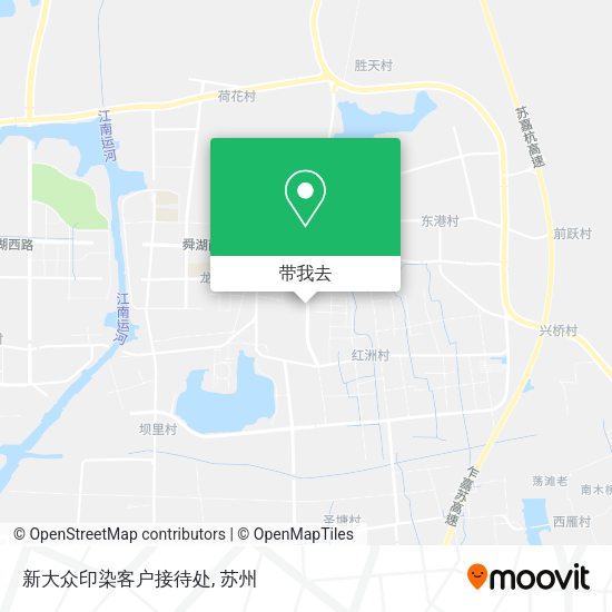 新大众印染客户接待处地图