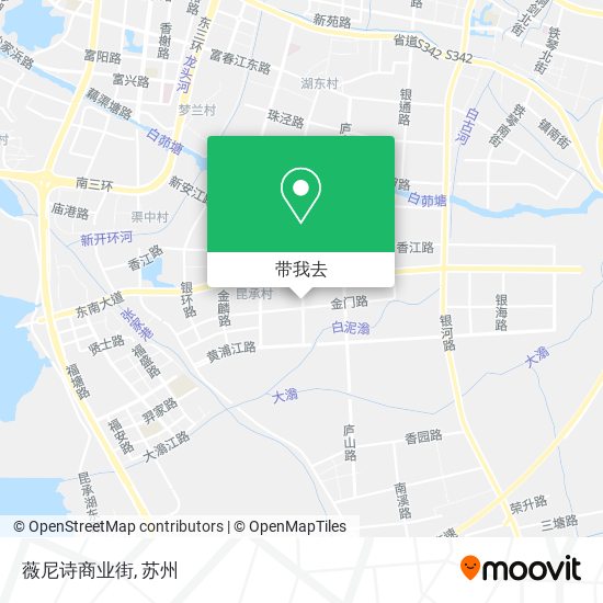 薇尼诗商业街地图