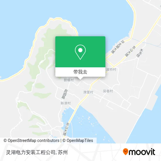 灵湖电力安装工程公司地图