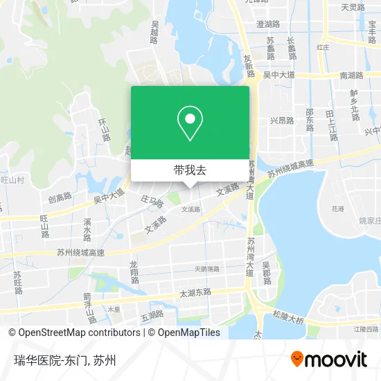 瑞华医院-东门地图