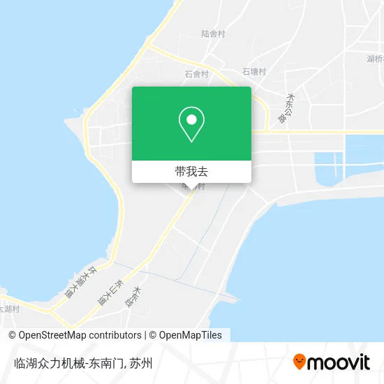 临湖众力机械-东南门地图