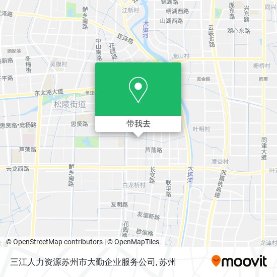 三江人力资源苏州市大勤企业服务公司地图