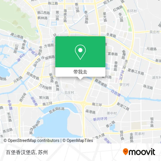百堡香汉堡店地图
