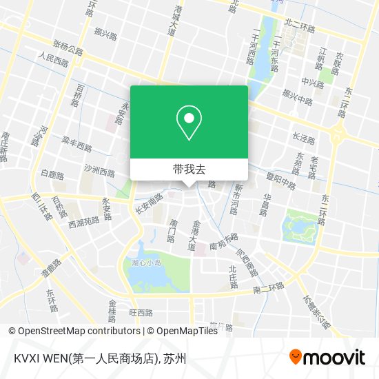 KVXI WEN(第一人民商场店)地图