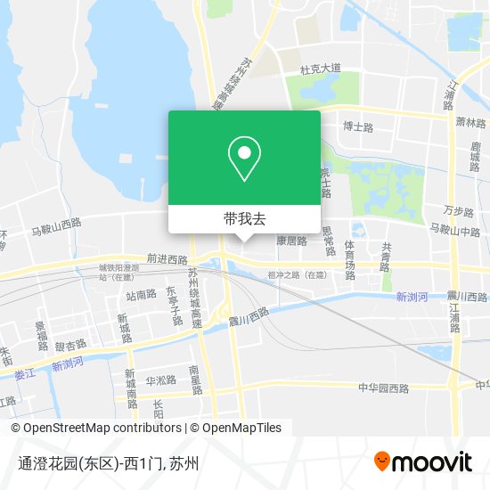通澄花园(东区)-西1门地图