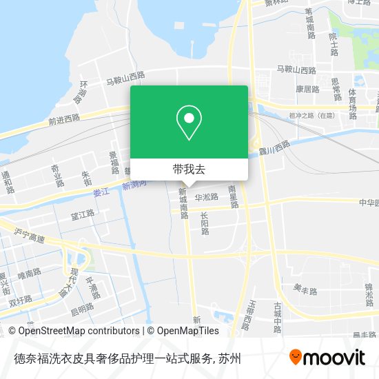 德奈福洗衣皮具奢侈品护理一站式服务地图