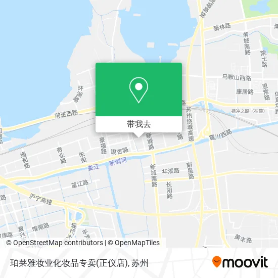 珀莱雅妆业化妆品专卖(正仪店)地图