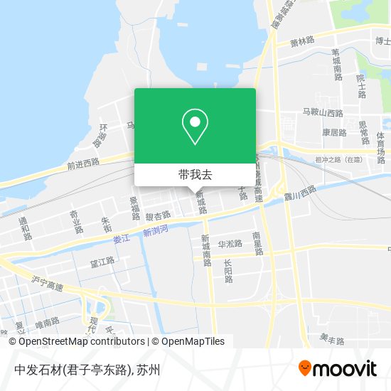 中发石材(君子亭东路)地图