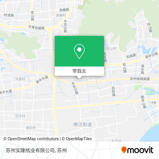 苏州实隆纸业有限公司地图