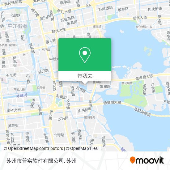 苏州市普实软件有限公司地图