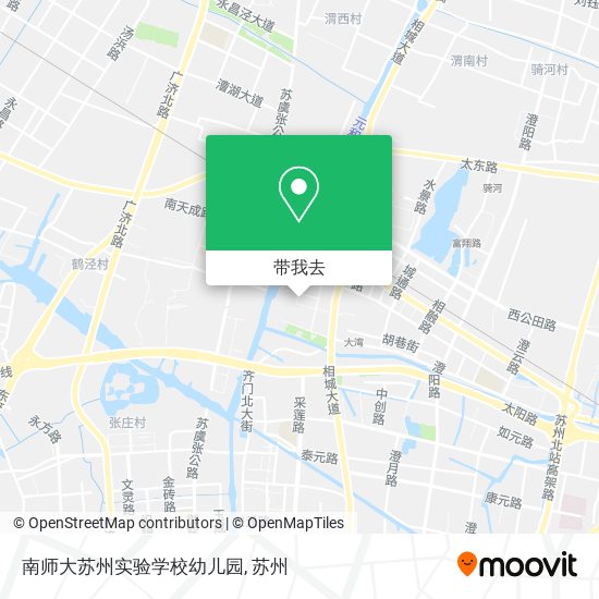 南师大苏州实验学校幼儿园地图