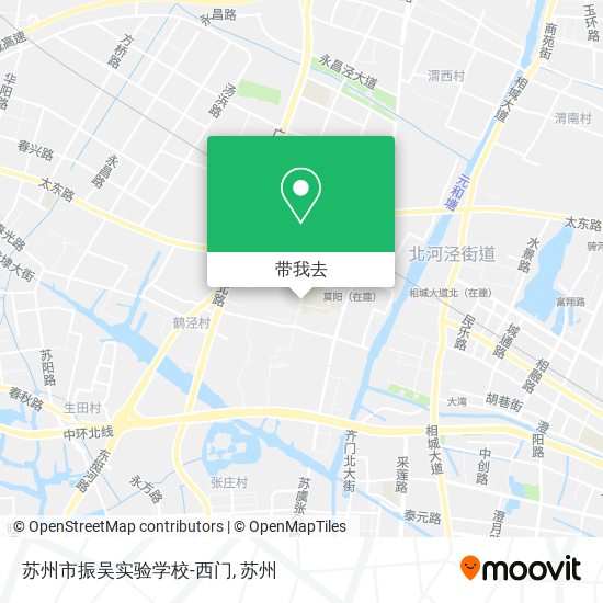 苏州市振吴实验学校-西门地图