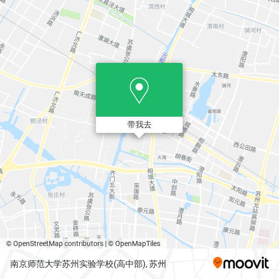 南京师范大学苏州实验学校(高中部)地图