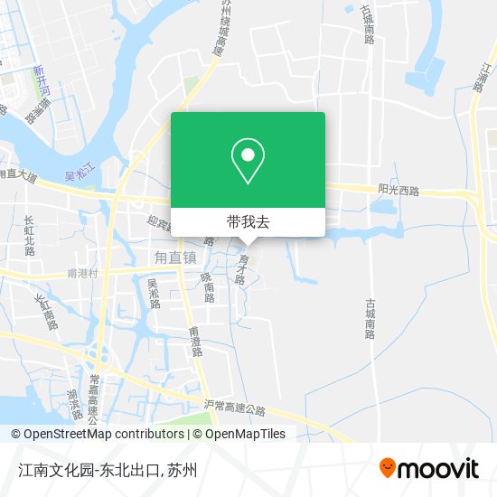 江南文化园-东北出口地图