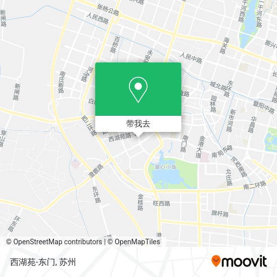 西湖苑-东门地图