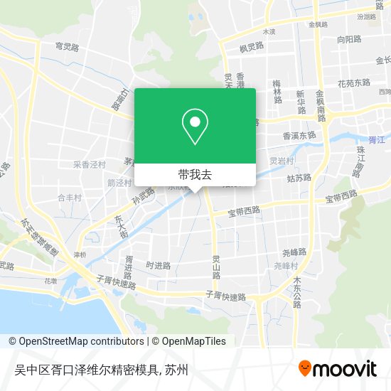 吴中区胥口泽维尔精密模具地图