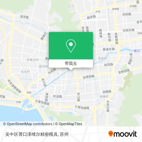 吴中区胥口泽维尔精密模具地图