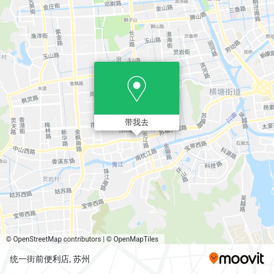 统一街前便利店地图