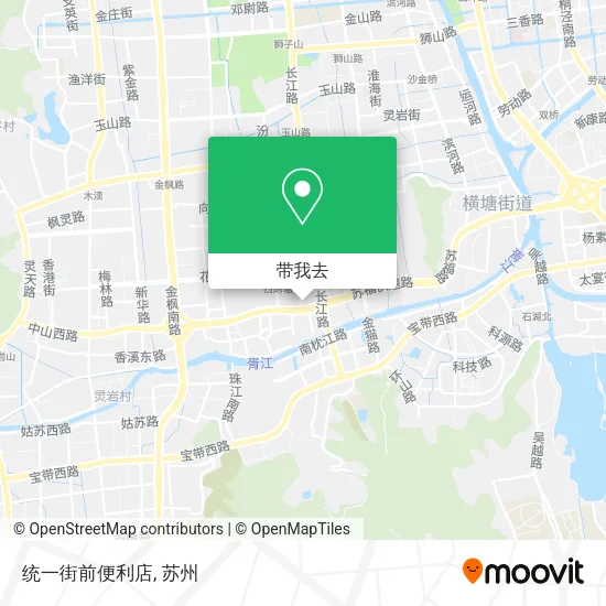 统一街前便利店地图
