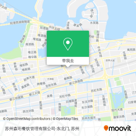 苏州森珩餐饮管理有限公司-东北门地图