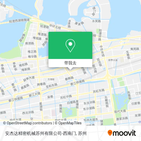 安杰达精密机械苏州有限公司-西南门地图