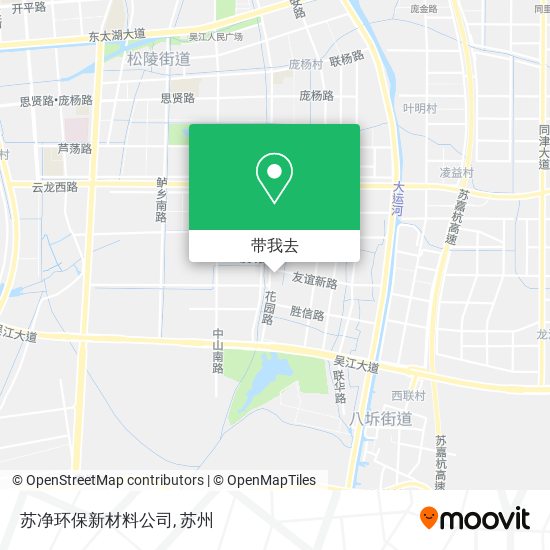 苏净环保新材料公司地图