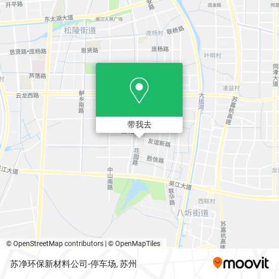 苏净环保新材料公司-停车场地图