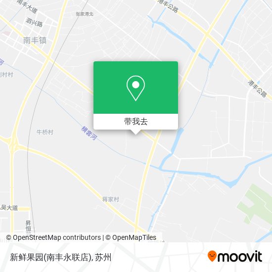 新鲜果园(南丰永联店)地图