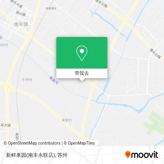 新鲜果园(南丰永联店)地图