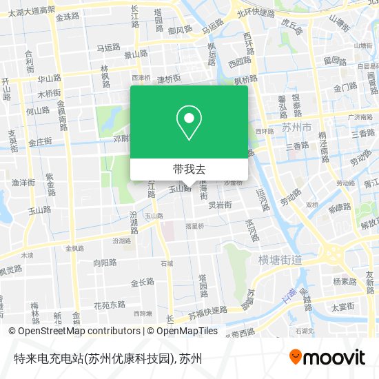 特来电充电站(苏州优康科技园)地图