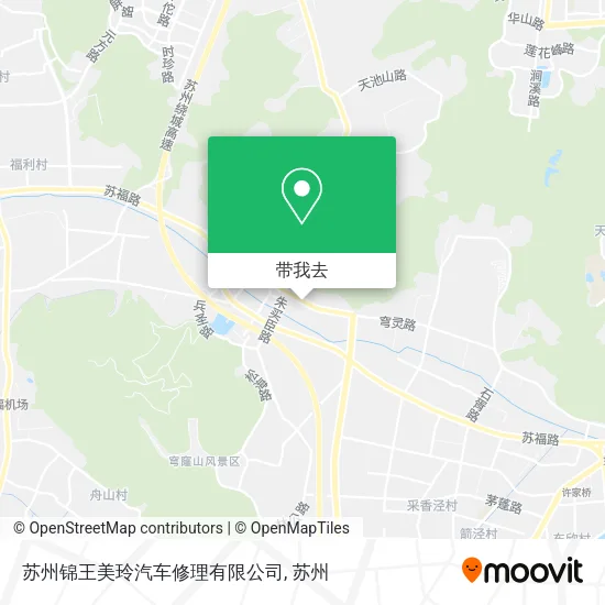 苏州锦王美玲汽车修理有限公司地图