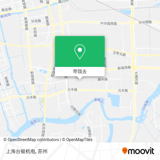 上海台银机电地图