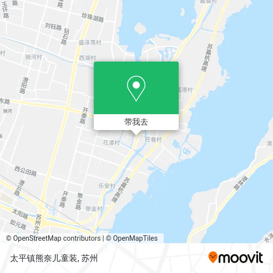 太平镇熊奈儿童装地图