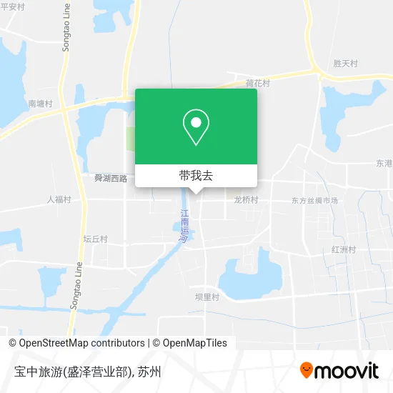 宝中旅游(盛泽营业部)地图