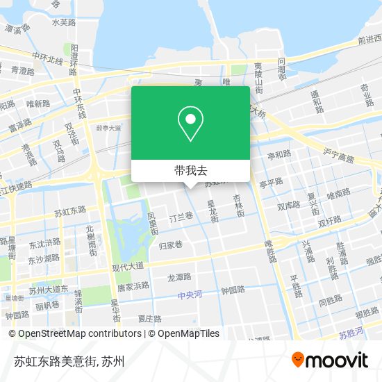 苏虹东路美意街地图