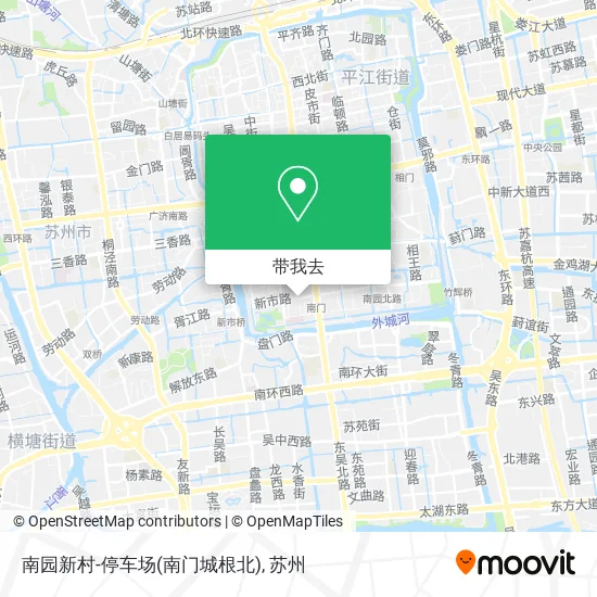 南园新村-停车场(南门城根北)地图