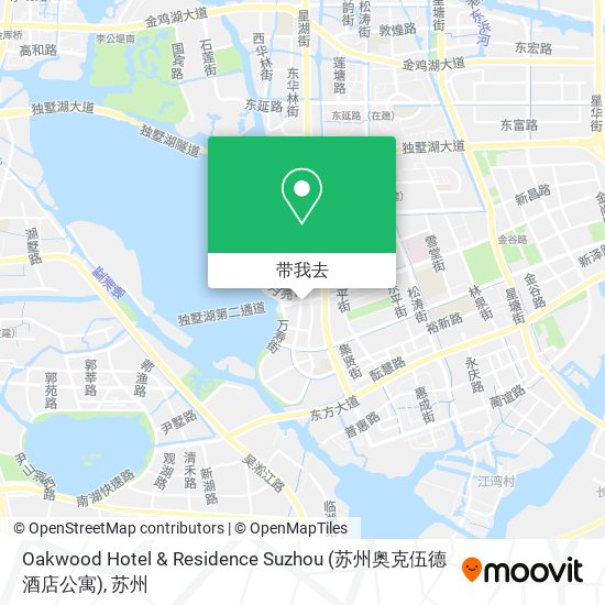 Oakwood Hotel & Residence Suzhou (苏州奥克伍德酒店公寓)地图
