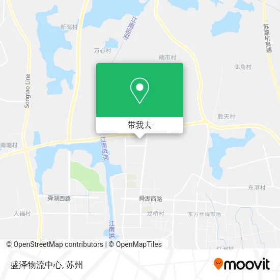 盛泽物流中心地图