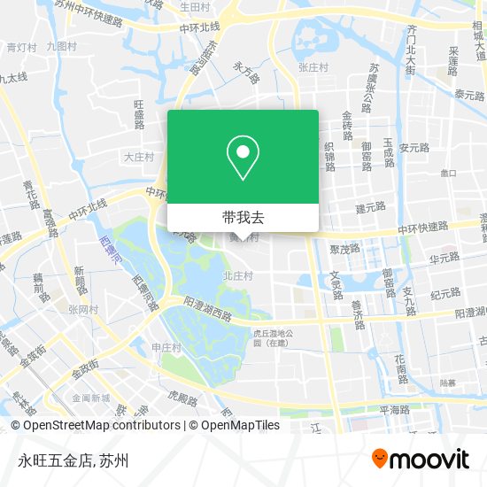 永旺五金店地图