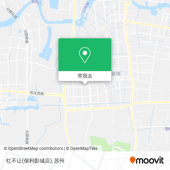 红不让(保利影城店)地图