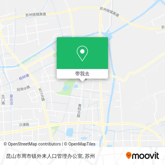 昆山市周市镇外来人口管理办公室地图
