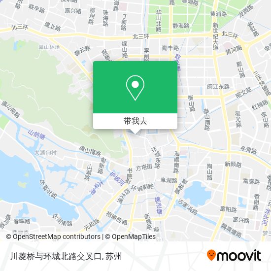 川菱桥与环城北路交叉口地图