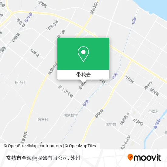 常熟市金海燕服饰有限公司地图