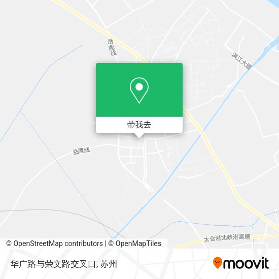 华广路与荣文路交叉口地图
