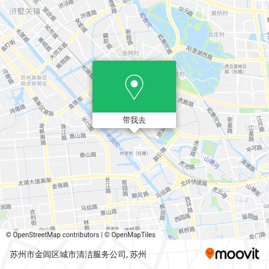 苏州市金闾区城市清洁服务公司地图