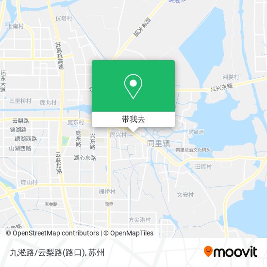 九淞路/云梨路(路口)地图