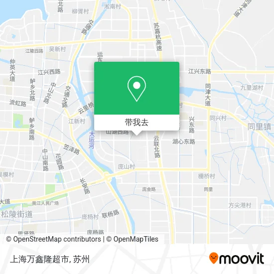 上海万鑫隆超市地图